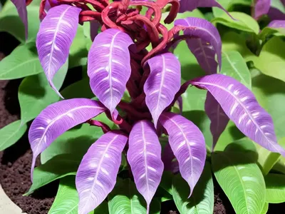 Purple Shrimp Plant (Justicia Scheidweileri)
