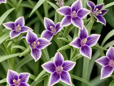 Purple Spiderwort (Tradescantia Pallida)