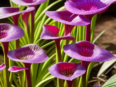 Purple Trumpetleaf (Sarracenia Leucophylla)