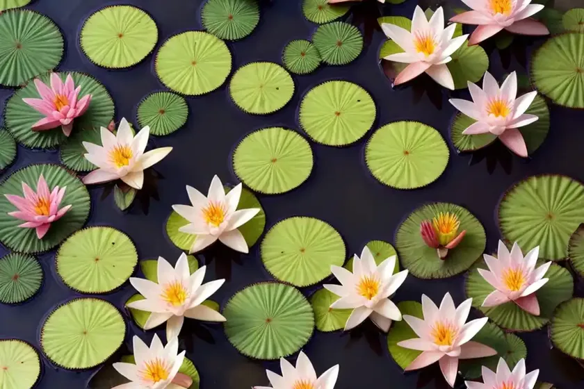 Pygmy water-lily (nymphaea tetragona) — photo 2