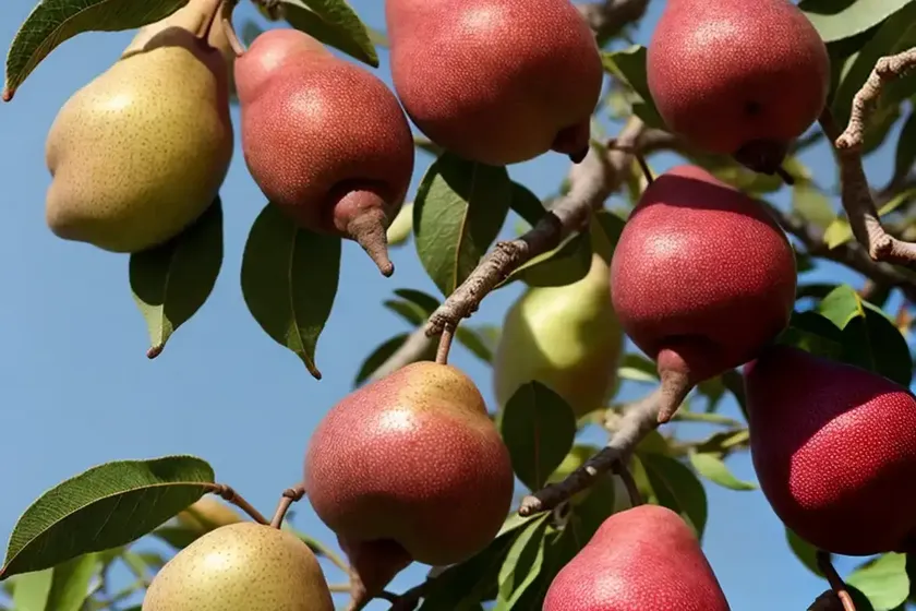 Pyrus communis ‘red clapp’s favorite’ (european pear) — photo 3