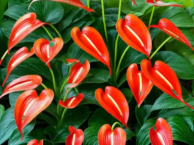 Queen Anthurium (Anthurium Warocqueanum)