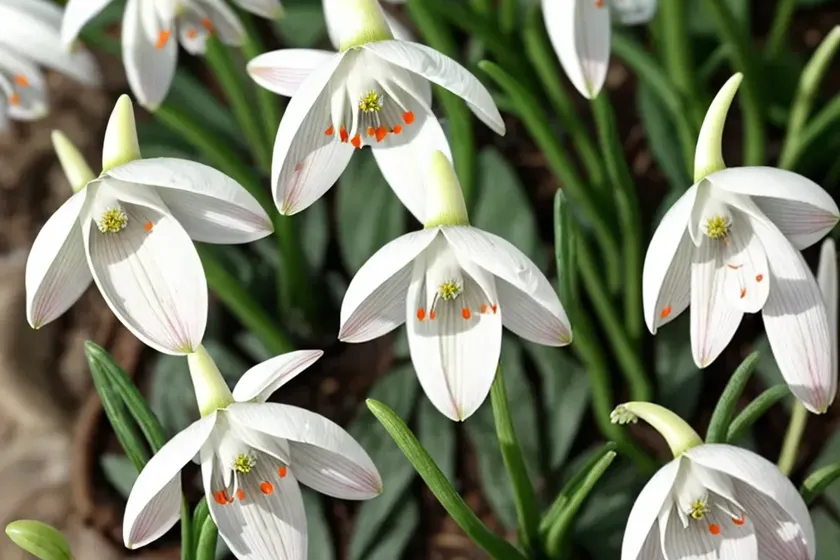 Queen olga’s snowdrop (galanthus reginae-olgae) — photo 2