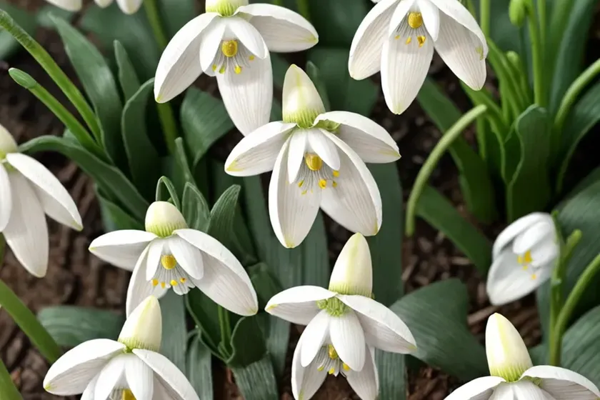 Queen olga’s snowdrop (galanthus reginae-olgae) — photo 3
