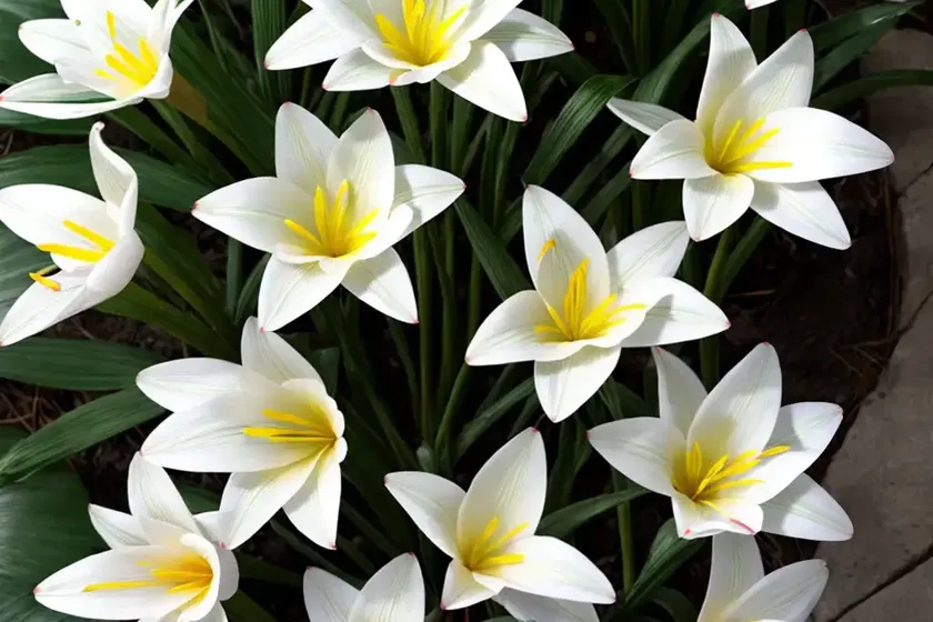 Rain lily (zephyranthes grandiflora)