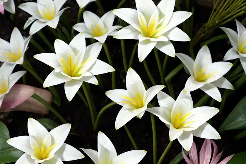 Rain lily (zephyranthes simpsonii) — photo 3