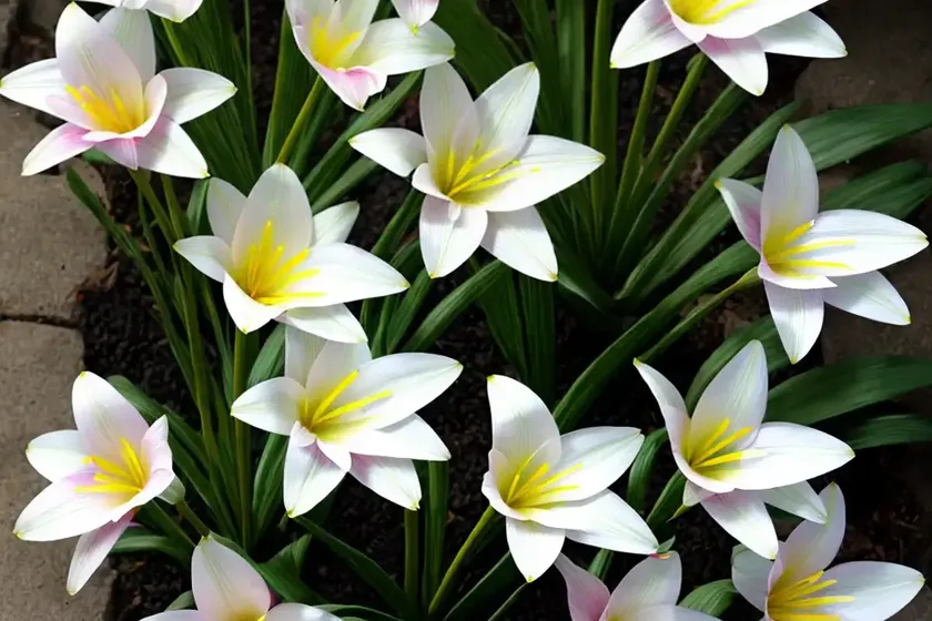 Rain lily (zephyranthes treatiae) — photo 3