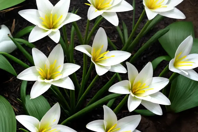 Rain lily (zephyranthes treatiae)