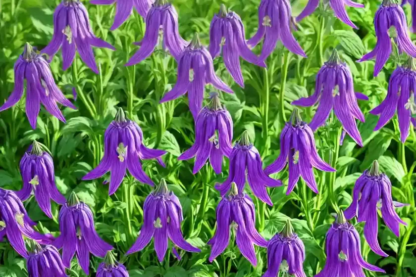 Rampion (campanula rapunculus) — photo 2
