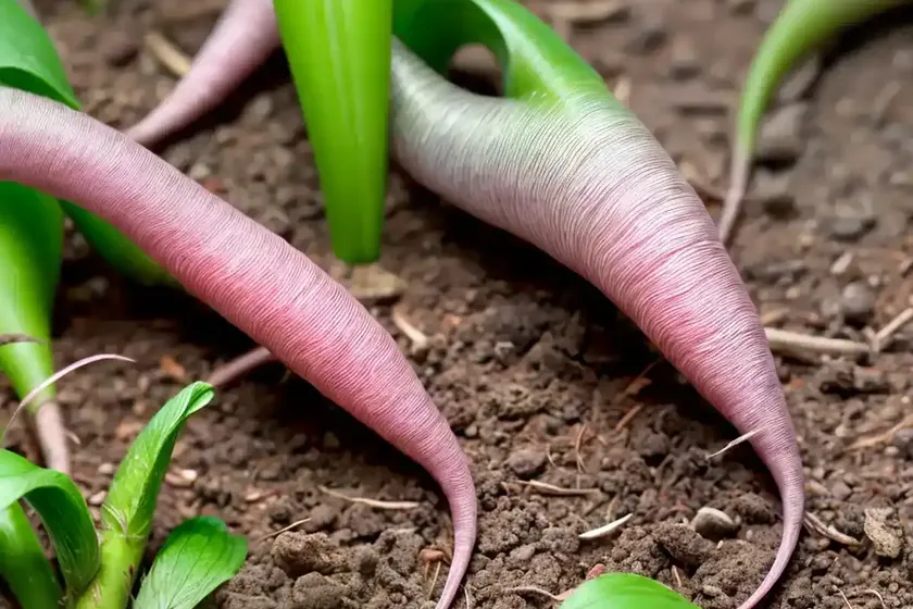 Rat tail radish (raphanus sativus ‘caudatus’) — photo 3