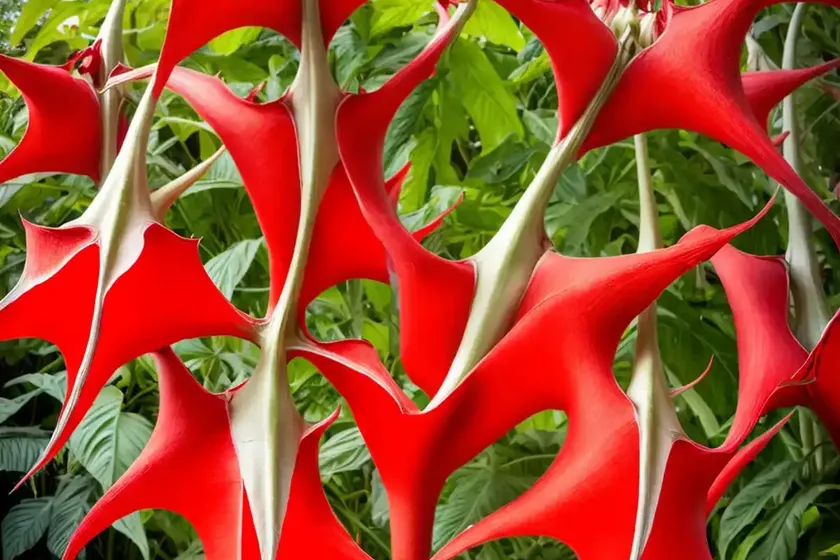 Red angel’s-trumpet (brugmansia sanguinea)