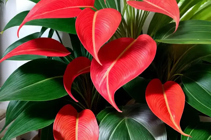 Red Bristle Philodendron (Philodendron Squamiferum) — photo 2