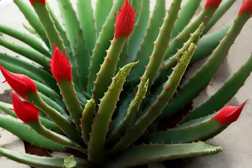 Red cape aloe (aloe microstigma) — photo 2