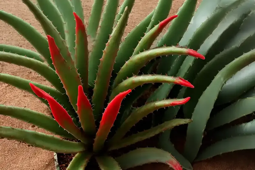 Red cape aloe (aloe microstigma) — photo 3
