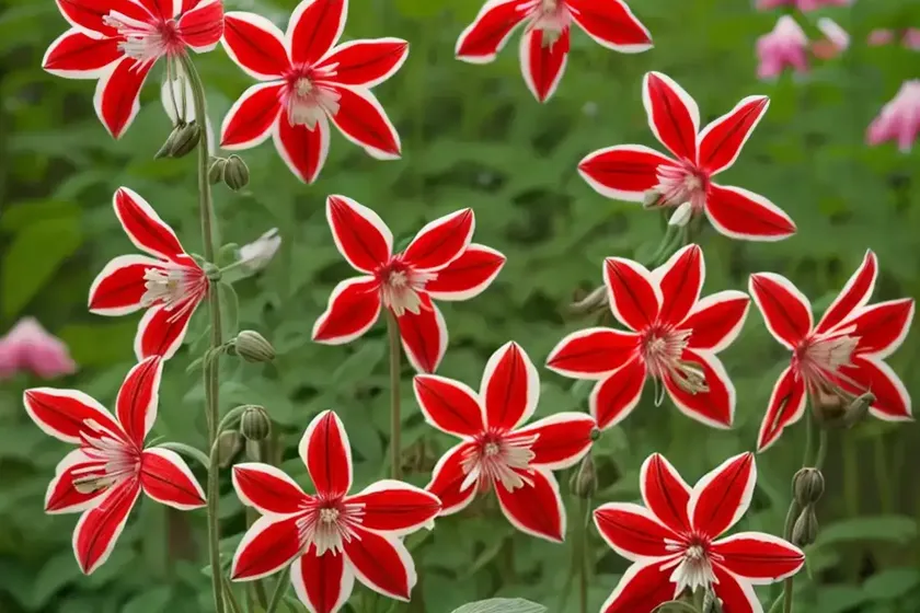 Red columbine (aquilegia canadensis) — photo 2