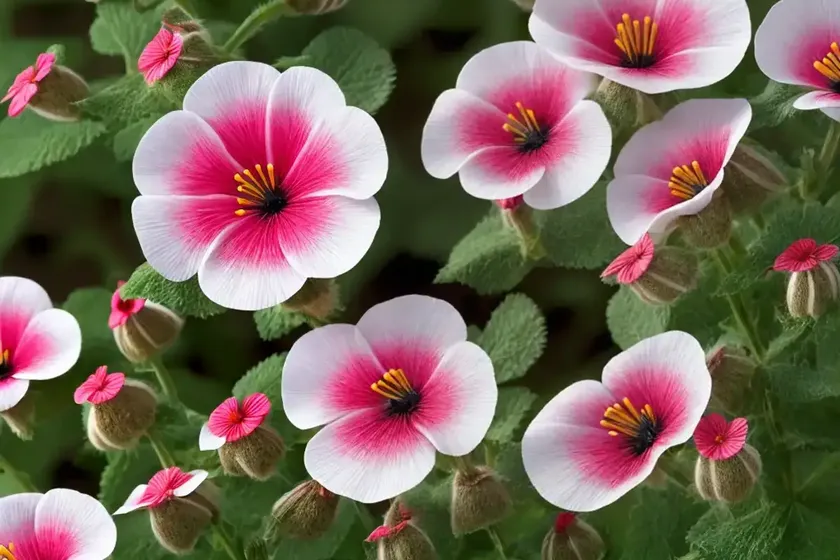 Red-flowered mallow, carolina mallow, bristle mallow (modiola caroliniana) — photo 3