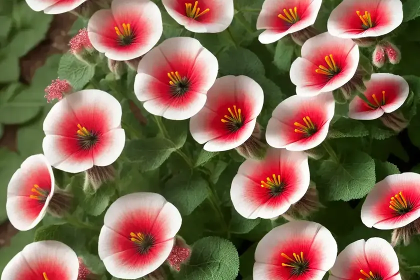Red-flowered mallow, carolina mallow, bristle mallow (modiola caroliniana)