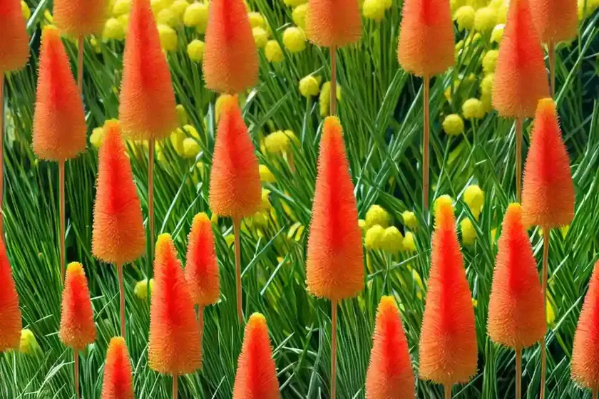 Red-hot poker (kniphofia brachystachya) — photo 3