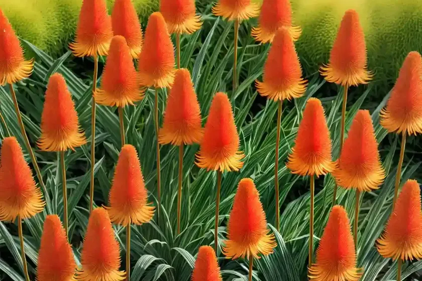 Red-hot poker (kniphofia ‘bressingham comet’) — photo 2