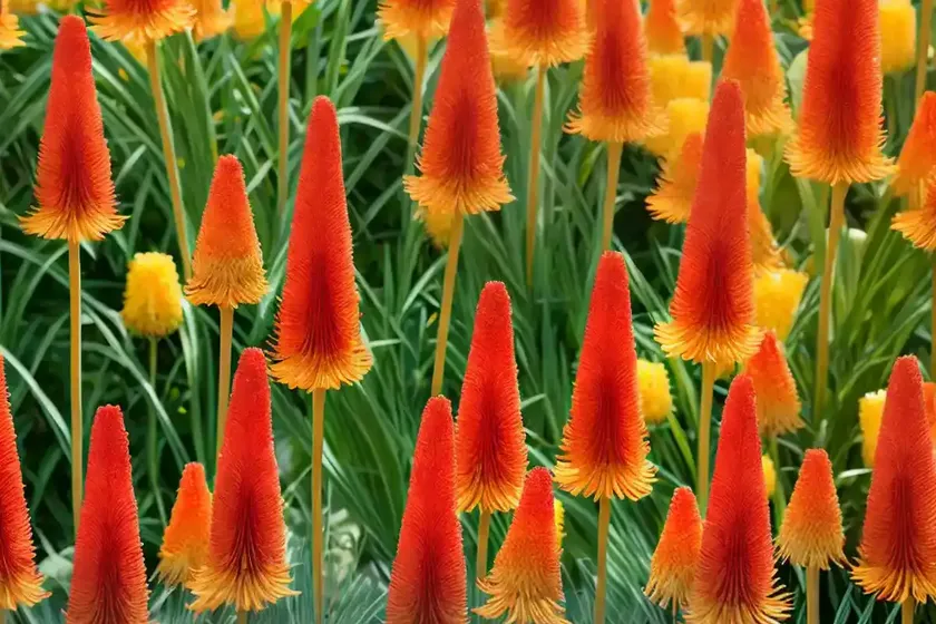 Red-hot poker (kniphofia ‘bressingham comet’) — photo 3