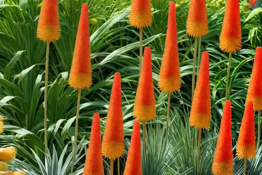 Red-hot poker (kniphofia ‘cobra’) — photo 3