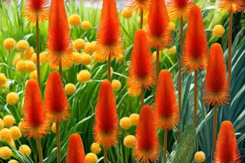 Red Hot Poker (Kniphofia ‘lady Luck’) — photo 2