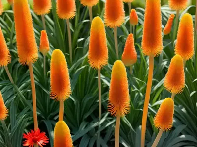 Red Hot Poker (Kniphofia ‘lady Luck’)