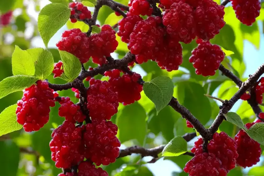 Red mulberry (morus rubra)
