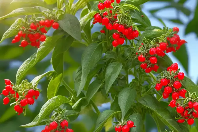 Red nightshade (solanum villosum) — photo 3