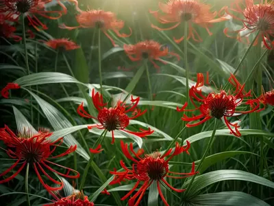 Red Spider Lily (Lycoris Radiata)