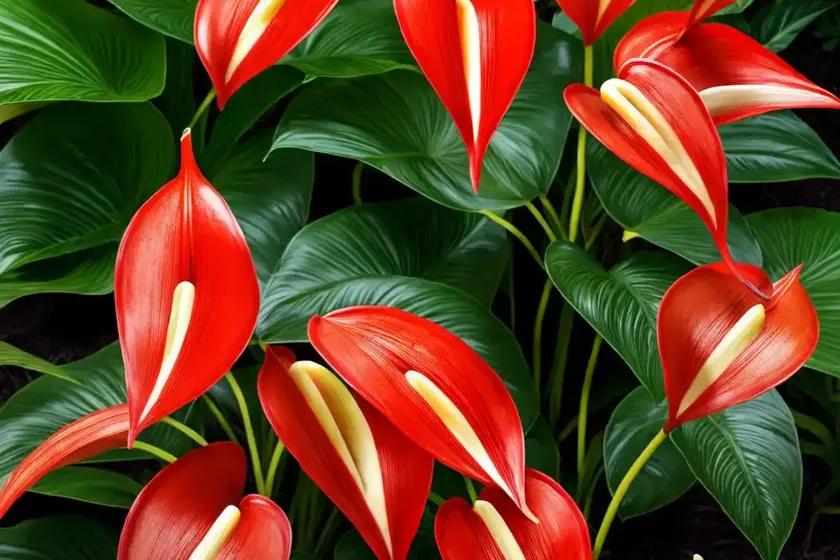 Regal anthurium (anthurium regale linden) — photo 2