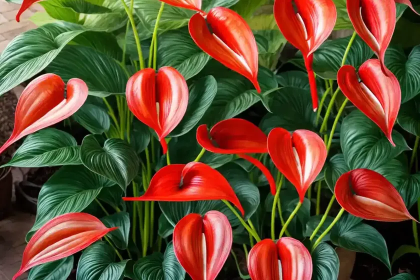 Regal anthurium (anthurium regale linden) — photo 3