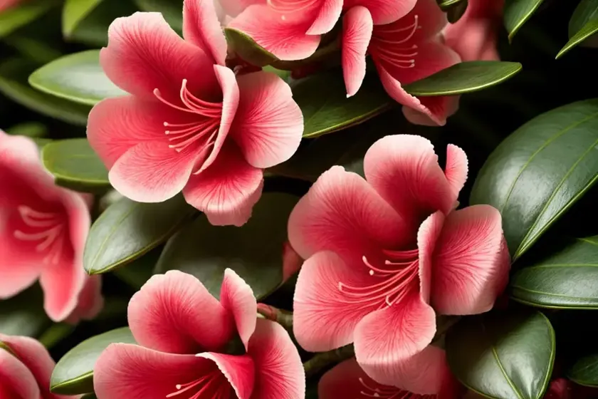 Rhododendron (rhododendron ‘henry’s red’) — photo 3