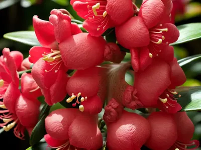 Rhododendron (Rhododendron ‘Henry’s Red’)