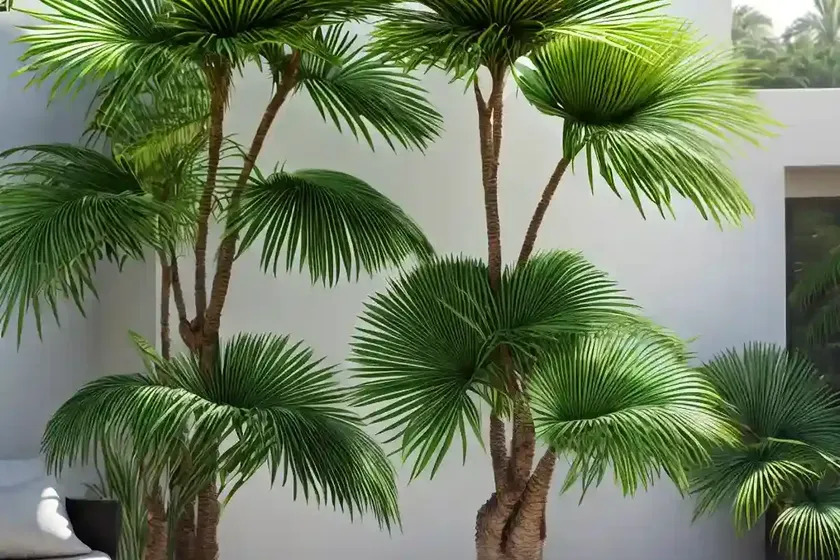 Ribbon fan palm (livistona decipiens) — photo 3