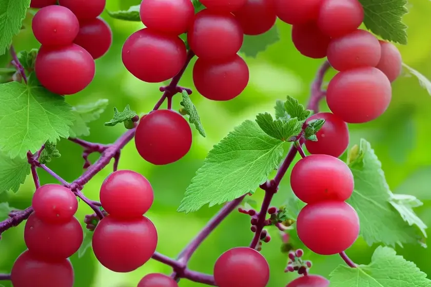 Ribes uva-crispa ‘hinnonmxki rxd’ (gooseberry) — photo 3