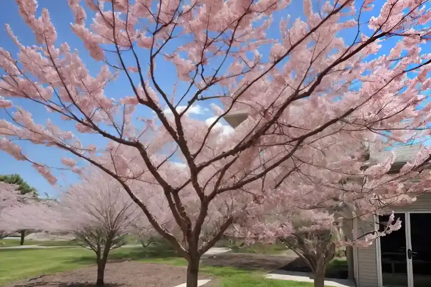 Rising sun red bud tree (cercis canadensis ‘the rising sun’) — photo 3