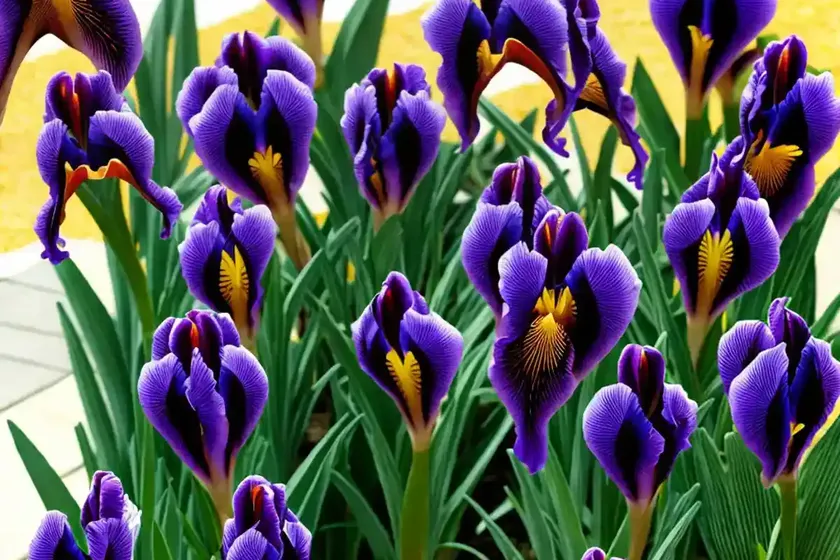 Roast-beef plant (iris foetidissima) — photo 3