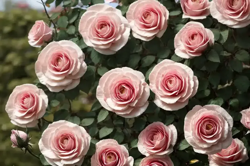 Rosa ‘american pillar’ (rambling rose) — photo 3