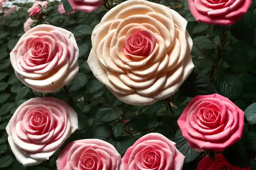 Rosa ‘angel face’ (floribunda rose) — photo 3