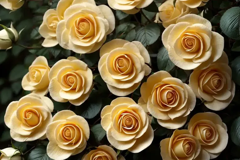 Rosa banksiae ‘lutea’ (lady banks’ rose) — photo 2
