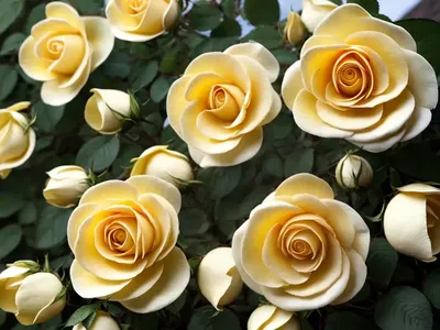 Rosa Banksiae ‘Lutea’ (Lady Banks’ Rose)