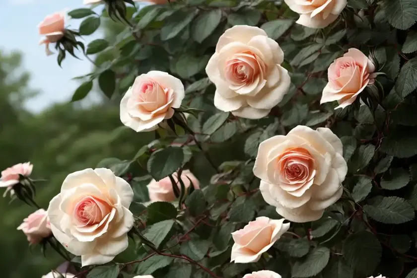 Rosa carolina (carolina rose) — photo 2