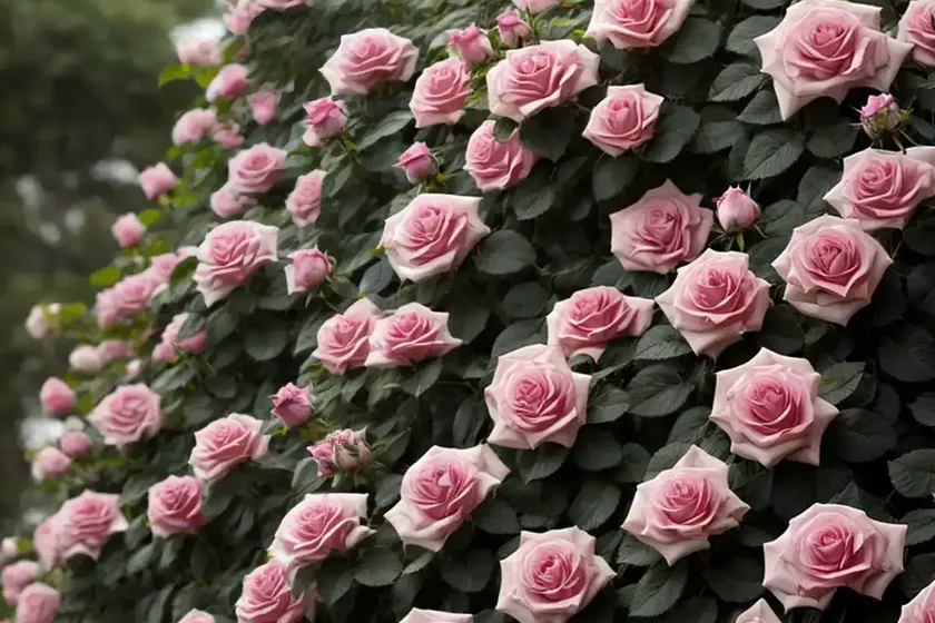 Rosa ‘dusky maiden’ (floribunda rose) — photo 3