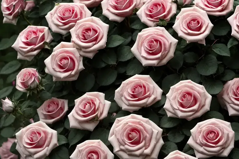 Rosa ‘dusky maiden’ (floribunda rose)