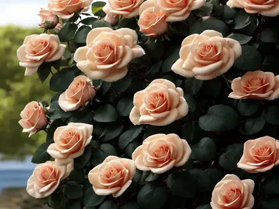 Rosa Ebb Tide (Floribunda Rose)