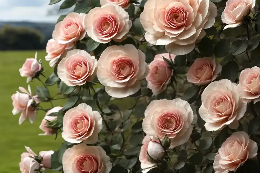 Rosa filipes ‘kiftsgate’ (rambling rose)