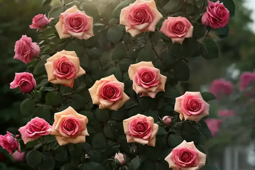 Rosa flammentanz (climbing rose) — photo 3