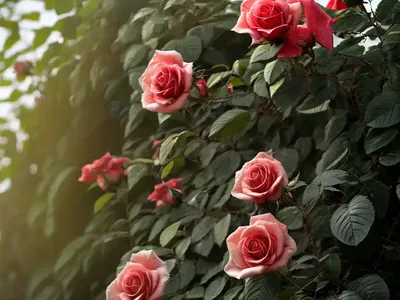 Rosa Flammentanz (Climbing Rose)