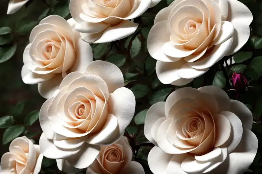 Rosa ‘Gardenia’ (Rambling Rose)